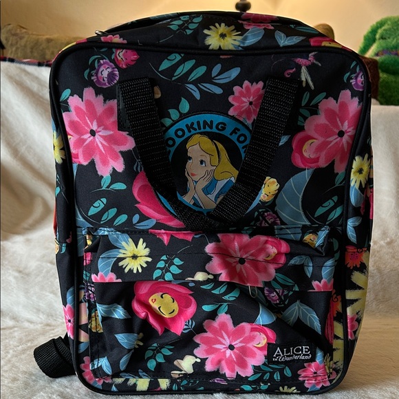 Disney Handbags - Alice in Wonderland Floral Backpack